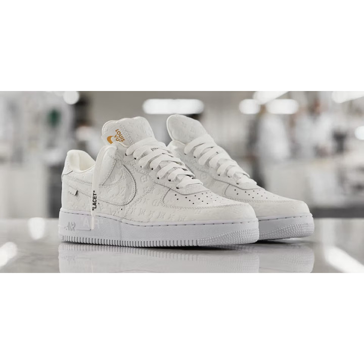 Louis Vuitton and Nike Air Force 1